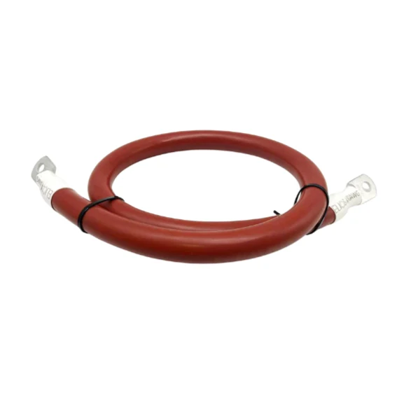 Elios Inverter Cable Pair AWG4/0-M8 Lugs, 5Ft Black/Red
