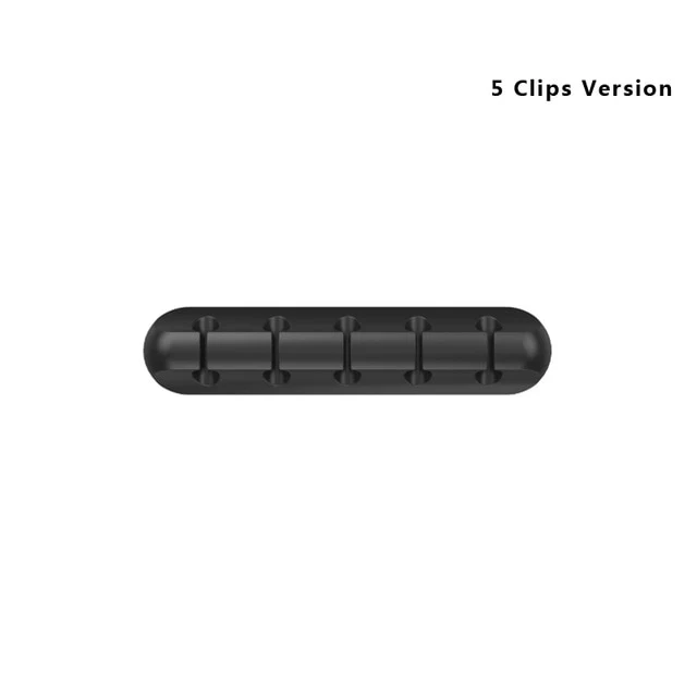 Silicone Cable Organizer USB Cable Holder Flexible Cable Winder Management cable Clips Holder For Mouse Keyboard Earphone Car