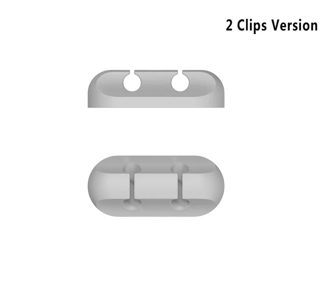Silicone Cable Organizer USB Cable Holder Flexible Cable Winder Management cable Clips Holder For Mouse Keyboard Earphone Car