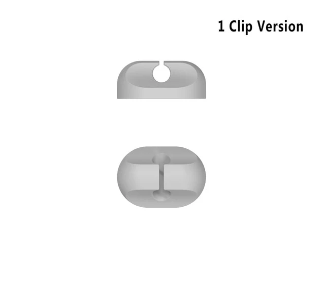 Silicone Cable Organizer USB Cable Holder Flexible Cable Winder Management cable Clips Holder For Mouse Keyboard Earphone Car