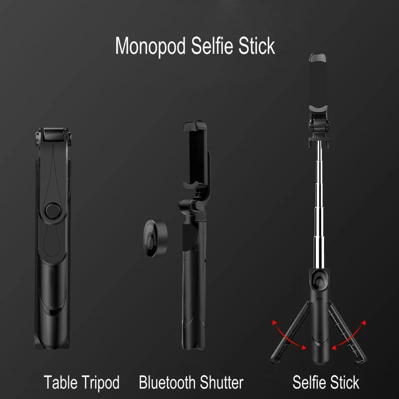 Selfie Stick Phone Tripod Extendable Monopod with Bluetooth