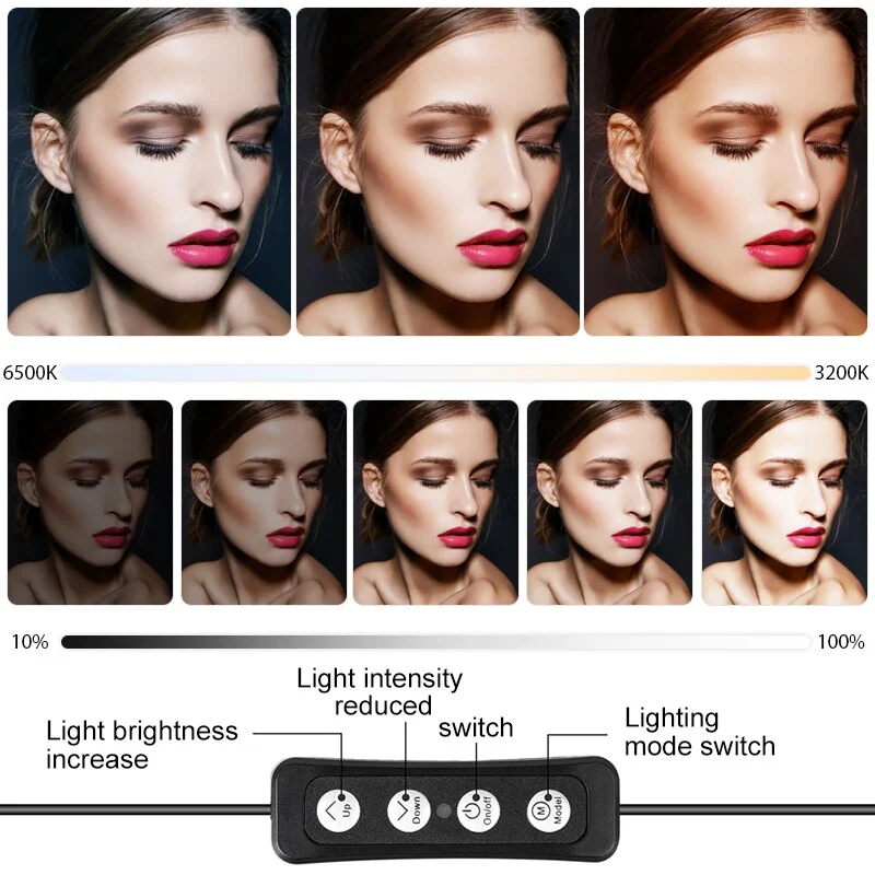 Ulanzi VIJIM CL06 4''/10cm 3200K-6500K led Ring Light