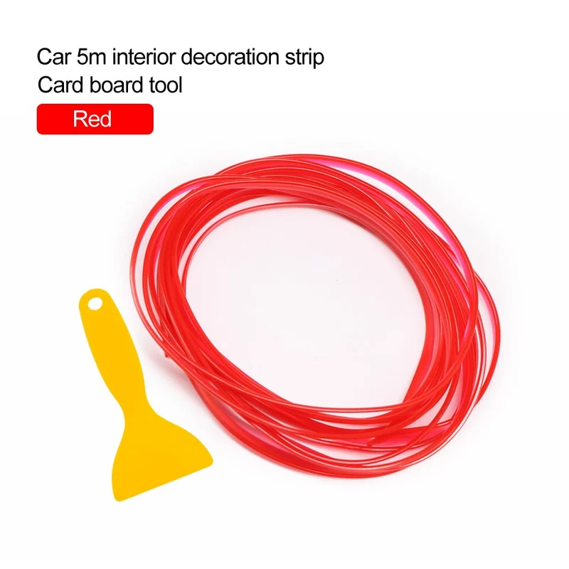 Car Styling 5M/pcs Universal Flexible Car Interior Decoration