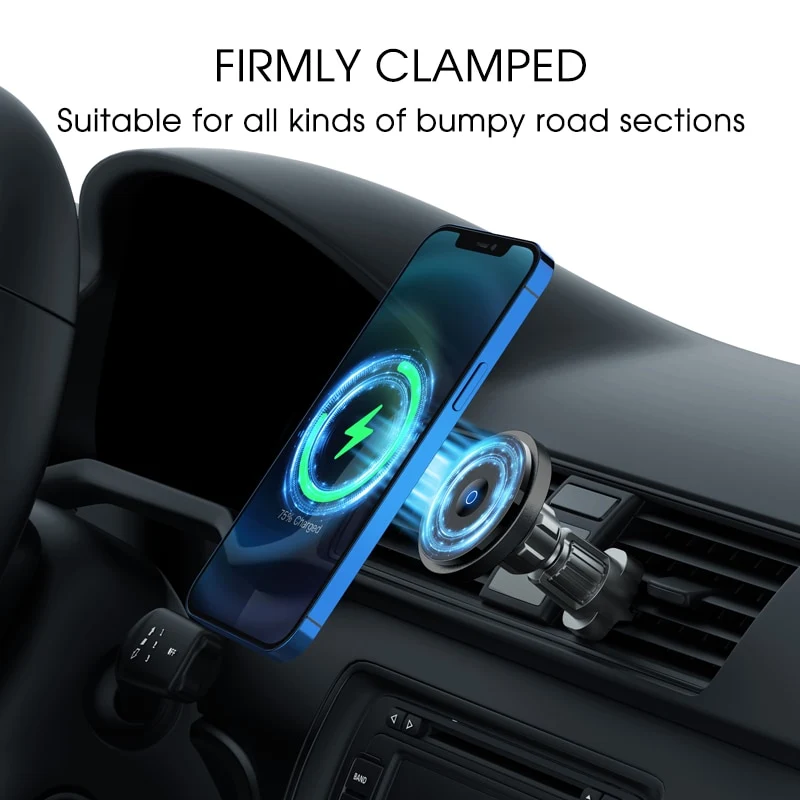 15W Magnetic Car Wireless Charger for iPhone