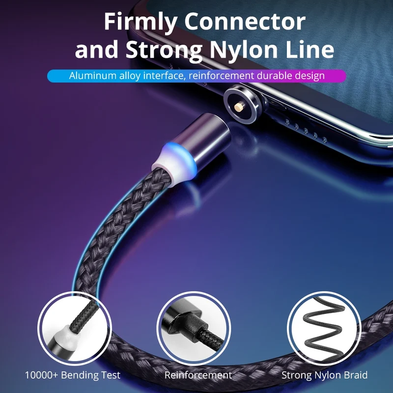 Magnetic Charging Cable For Samsung Xiaomi Mobile Phone