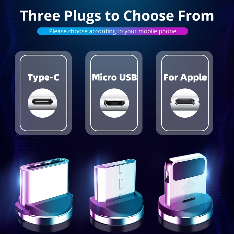 Magnetic Charging Cable For Samsung Xiaomi Mobile Phone