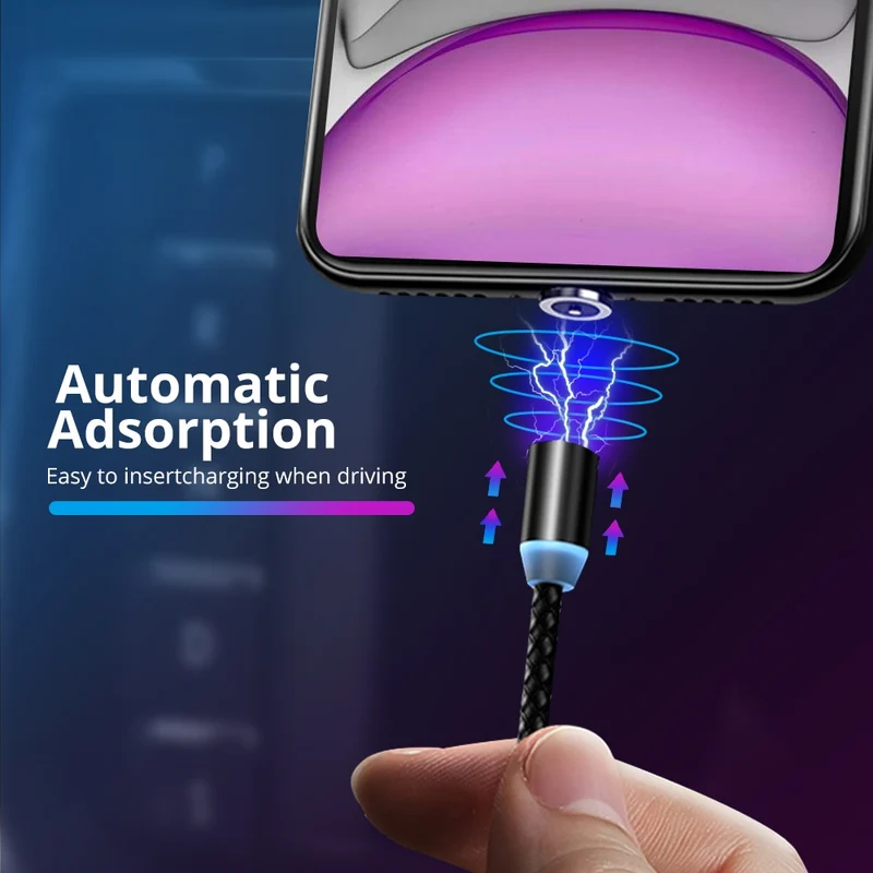 Magnetic Charging Cable For Samsung Xiaomi Mobile Phone