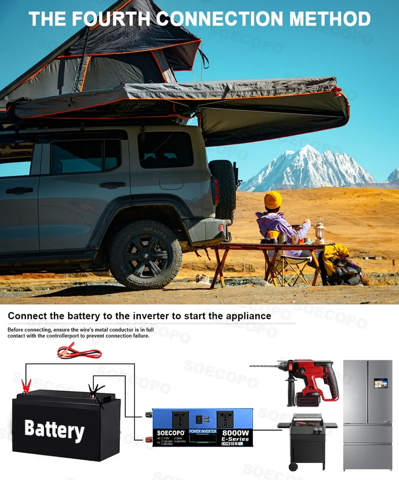 Easy Install Intelligent 8000W Peak Full Solar System Kit 2x500W Panel 100A Controller Inverter Generator for Home travel party