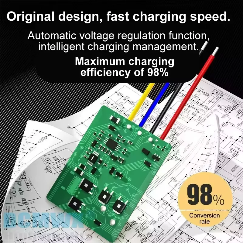 DC-DC Battery Charger 9V12v24v36V48V to 12.6v 13.8v 14.6v 25.2V 29.4V 28V step-up step-down Converter automatic boost buck CC CV