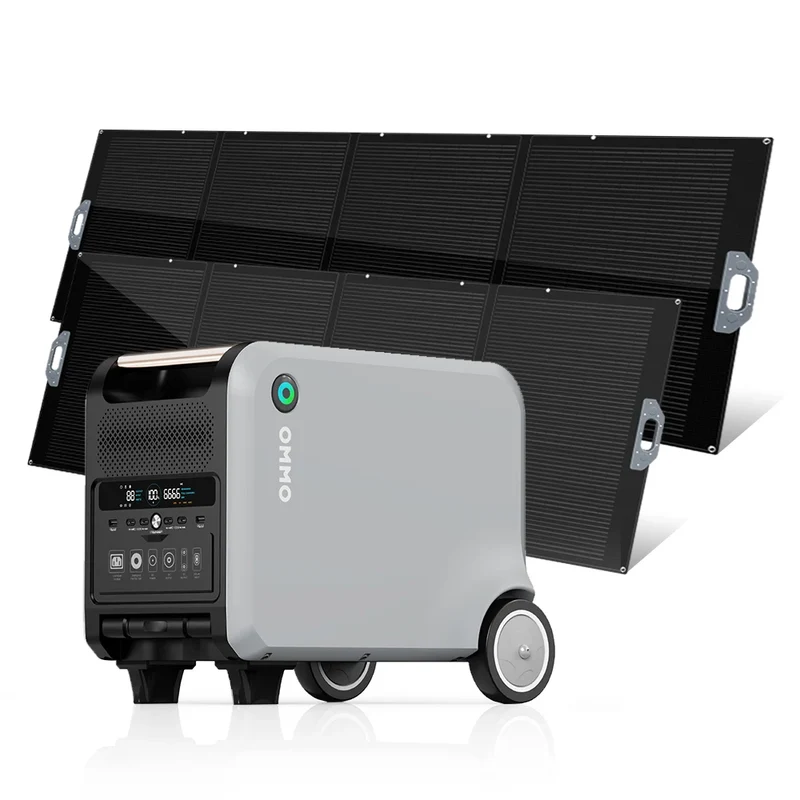 200W/400W Portable Foldable Solar Panel for Power Station Fast Charging & Easy Carry for Outdoor Use
