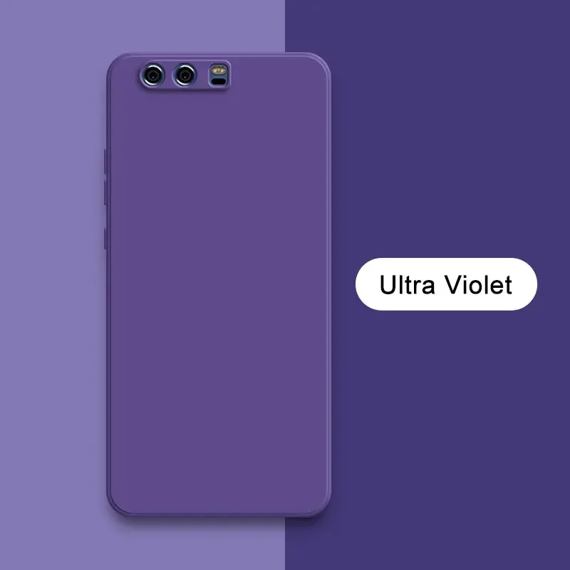 Square Liquid Silicone Back Cover for Huawei P10 Plus Soft Camera Protective Mobile Phone Case HuaweiP10 P10Plus Fundas Housing