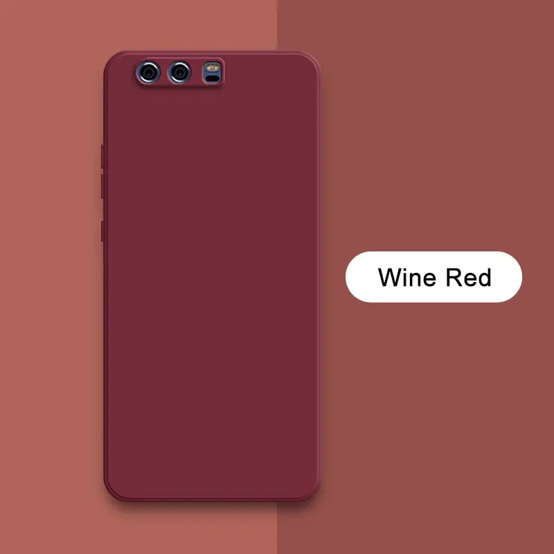 Square Liquid Silicone Back Cover for Huawei P10 Plus Soft Camera Protective Mobile Phone Case HuaweiP10 P10Plus Fundas Housing