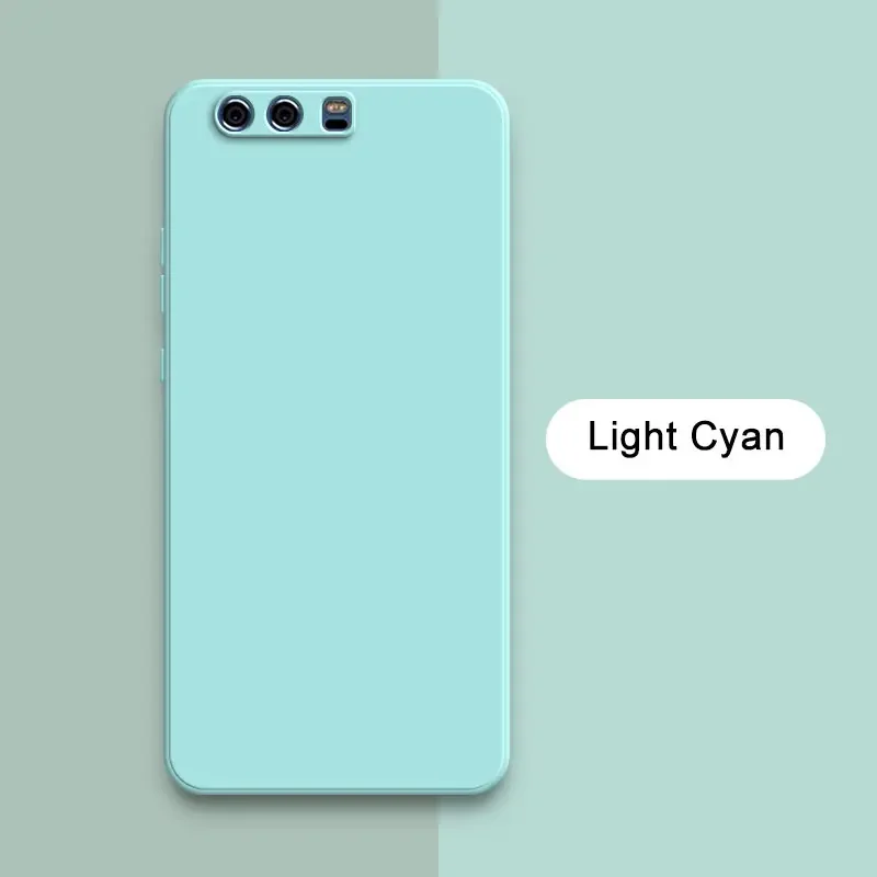 Square Liquid Silicone Back Cover for Huawei P10 Plus Soft Camera Protective Mobile Phone Case HuaweiP10 P10Plus Fundas Housing