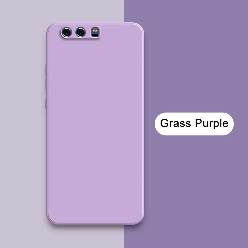 Square Liquid Silicone Back Cover for Huawei P10 Plus Soft Camera Protective Mobile Phone Case HuaweiP10 P10Plus Fundas Housing