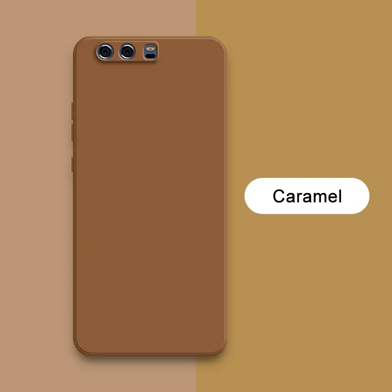 Square Liquid Silicone Back Cover for Huawei P10 Plus Soft Camera Protective Mobile Phone Case HuaweiP10 P10Plus Fundas Housing