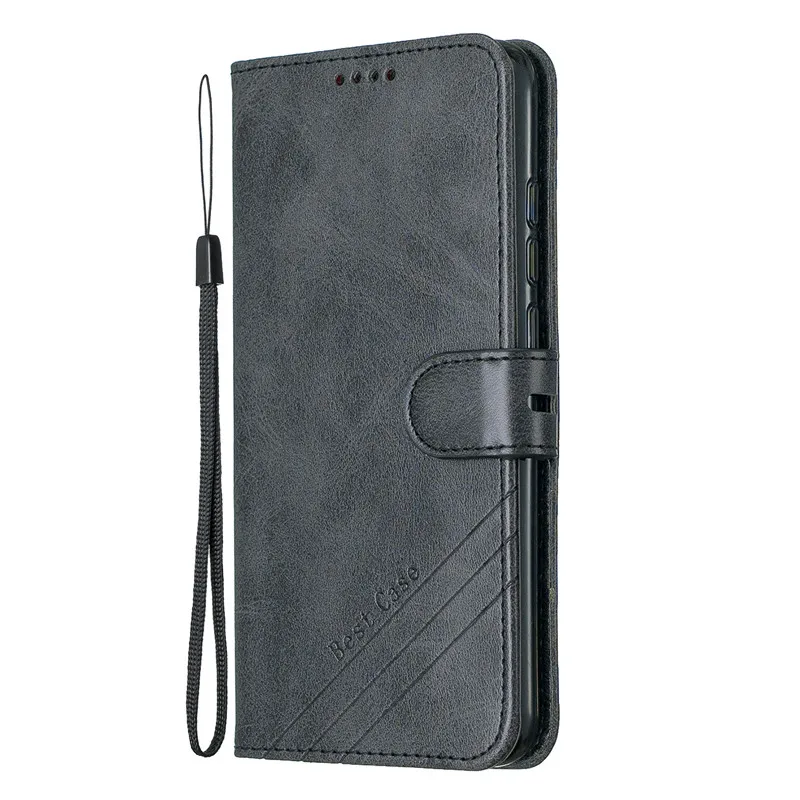 Huawei Honor 9 Lite Case Leather Flip Case on For Funda Huawei Honor 9 Lite Phone Case Cover Luxury Retro Magnetic Wallet Cover