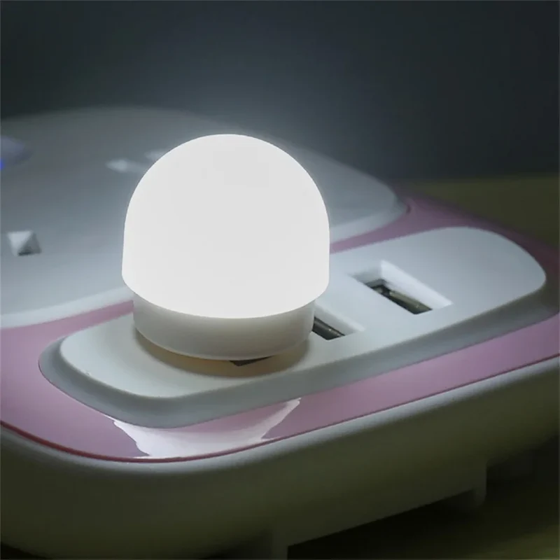 1pc USB Plug Lamp Small Light Computer Mobile Power Charging Mini Night Light Book Lamps LED Eye Protection Reading Light