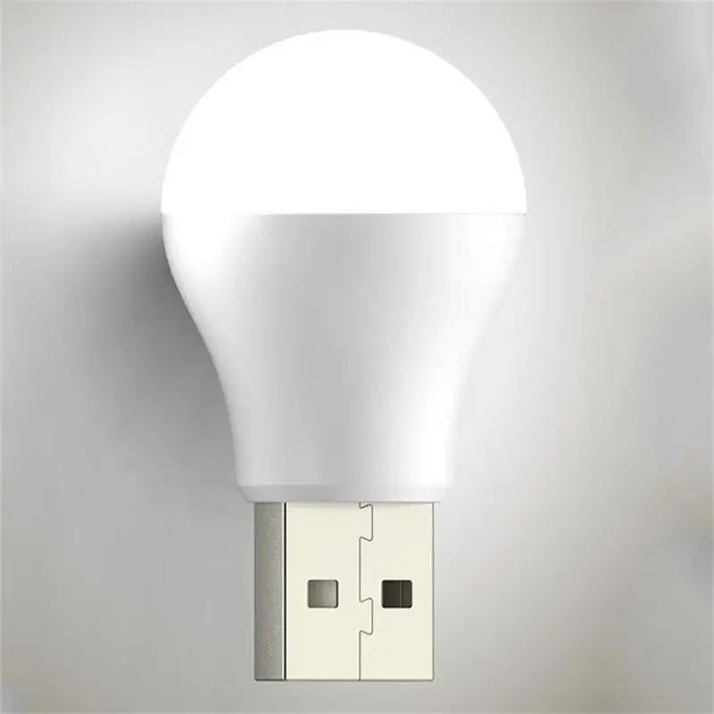 USB Plug Lamp Mini Night Light Computer Mobile Power Charging Small Cute Lamps LED Eye Protection Reading Book Light Room Decor