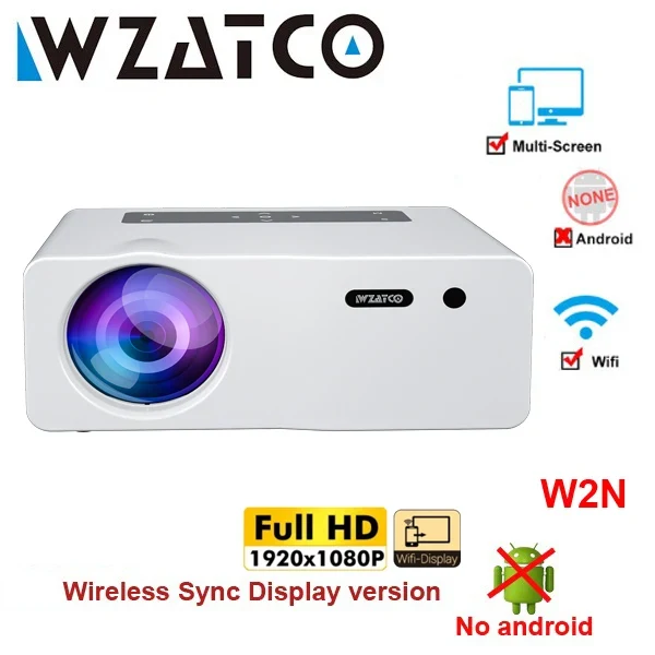 New Arrival W1 Portable Mini LED Smart Android 5G Wifi Home Theater Video Projector for Full HD 1080P Cinema Beamer Proyector