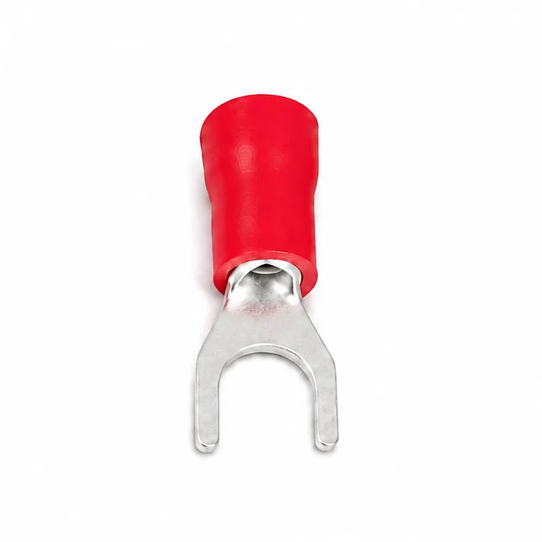 Cosses à sertir à fourche rouges - Tailles variées / Paquet de 100