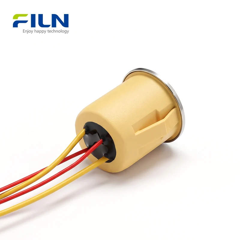19mm Push Button On Off Switch 12V High Head Pre-Wired Stainless Steel FILN