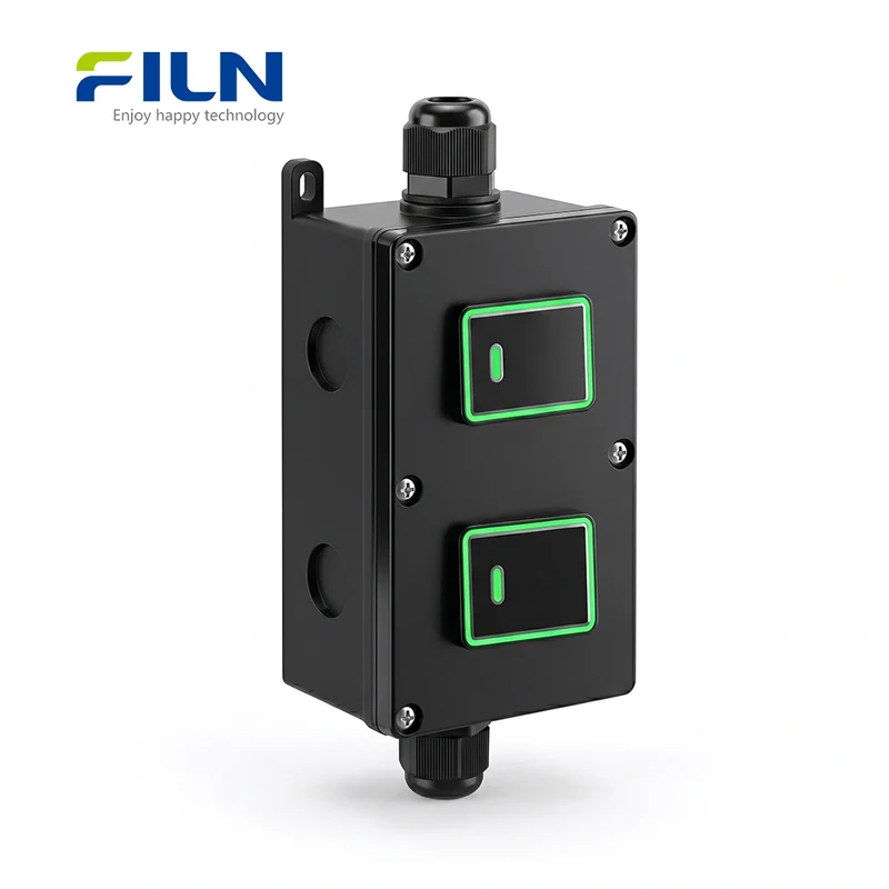 30A Watertight Junction Box PC Material 4 Pin Waterproof Rocker Switch FILN