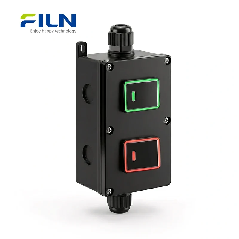 30A Watertight Junction Box PC Material 4 Pin Waterproof Rocker Switch FILN
