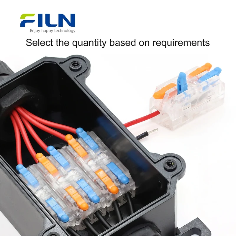 Electrical Junction Box WB3-2T Waterproof Wire Connector Shell FILN