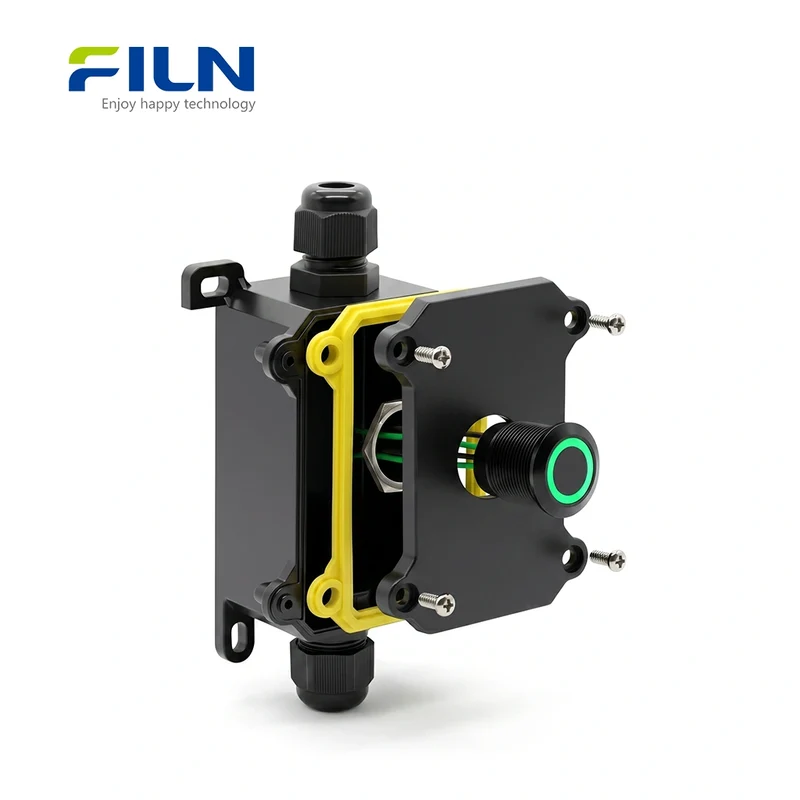 Junction Boxes Electrical with 20A Metal Push Button Switch Waterproof IP65 FILN Factory Custom