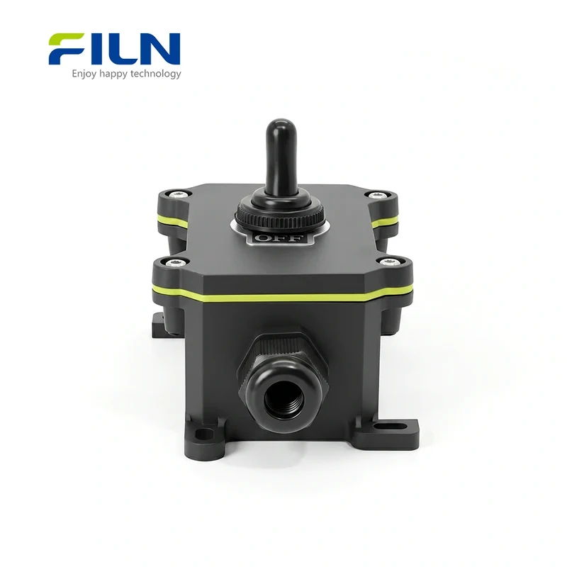 Waterproof Junction Boxes Electrical with Toggle Switch 12mm SPST SPDT ON-OFF/ON-OFF-ON FILN