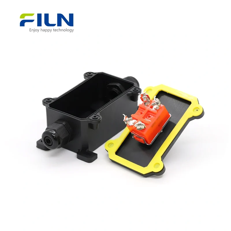 Waterproof Junction Boxes Electrical with Toggle Switch 12mm SPST SPDT ON-OFF/ON-OFF-ON FILN