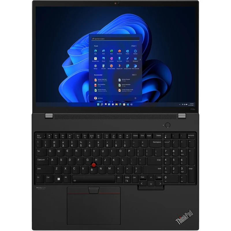 Station de travail mobile Lenovo ThinkPad P16s Gen 2 21K9003ACA 16" - WUXGA - AMD Ryzen 7 PRO 7840U - 16 Go - SSD 512 Go - Clavier français - Noir Villi 21K9003ACA