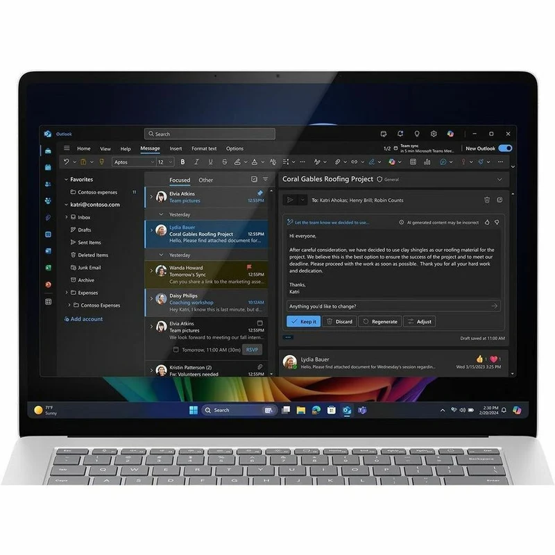 Microsoft Surface Laptop 7 15" Touchscreen Copilot+ PC Notebook - Qualcomm Snapdragon X Elite - 64 Go - SSD 1 To - Clavier français et anglais EP2-37431