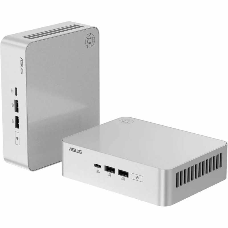 Ordinateur de bureau Asus NUC 15 Pro Plus RNUC15CRSU5063AU - Intel Core Ultra 5 225H - 16 Go - SSD 512 Go - Mini PC - Argent RNUC15CRSU5063AU