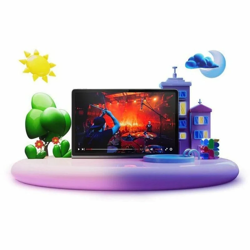 Tablette Lenovo Tab Plus TB351FU - 11.5" 2K - MediaTek Helio G99 (6 nm) Octa-core - 8 Go - 128 Go de stockage - Android 14 - Gris Luna ZADX0168CA