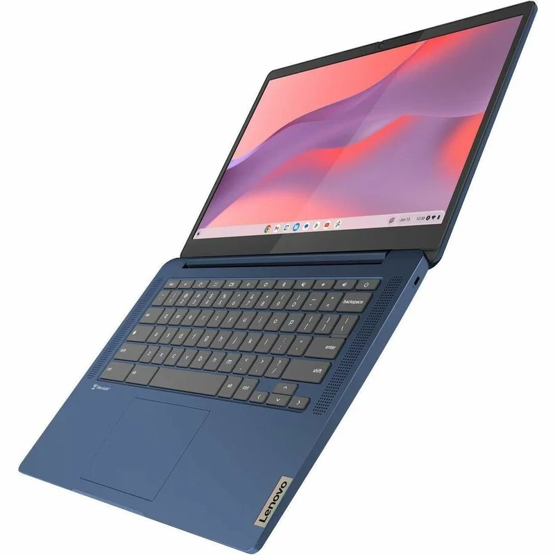 Chromebook Lenovo IdeaPad Slim 3 14M868 82XJ003LCF 14" - Full HD - Octa-core (MediaTek Cortex A76 + Cortex A55) - 4 Go - 128 Go de mémoire flash - Clavier français et anglais - Bleu abysse 82XJ003LCF