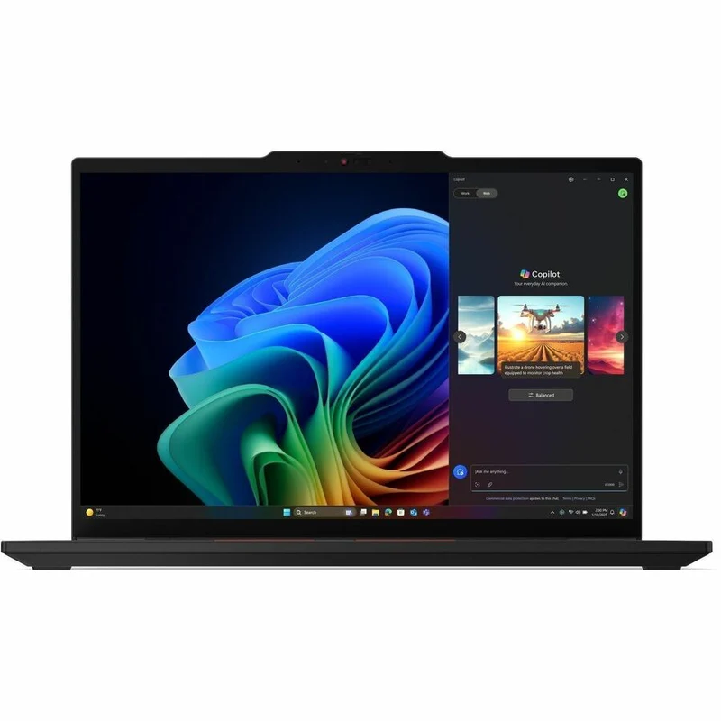Ordinateur portable Lenovo ThinkPad T14s Gen 6 (21QX000NUS) 14" Copilot+ avec écran tactile WUXGA, processeur Intel Core Ultra 7 268V, 32 Go, SSD 1 To, clavier anglais, noir (21QX000NUS)