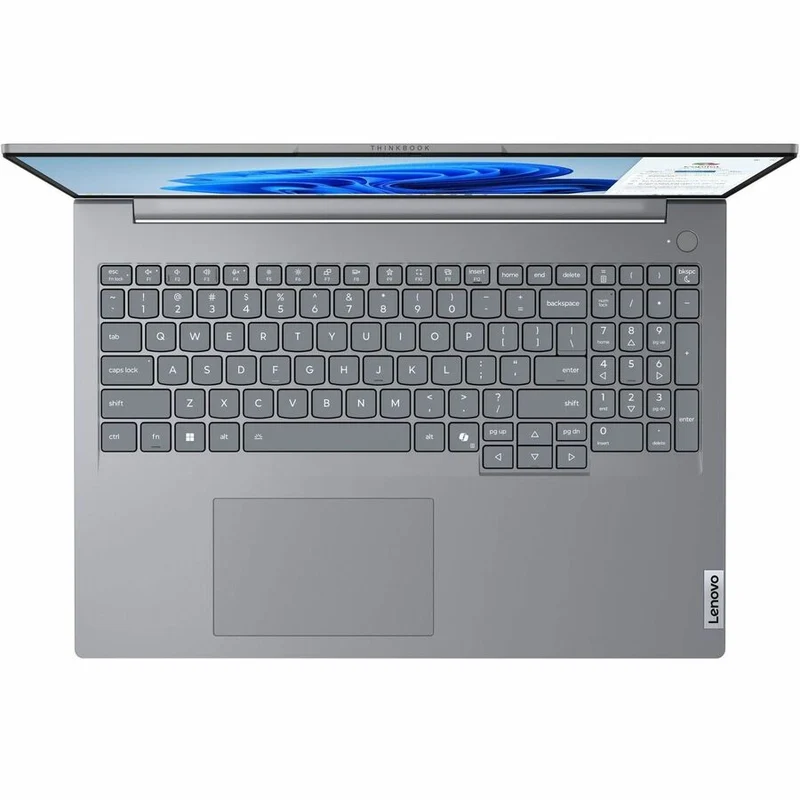 Ordinateur portable Lenovo ThinkBook 16 G8 IAL 21SK0095US 16 pouces - WUXGA - Intel Core Ultra 5 225U - 16 Go - SSD 512 Go - Clavier anglais - Gris arctique 21SK0095US