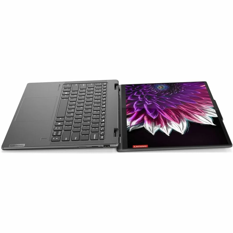 Lenovo Yoga 7 14IML9 83DJ000FCF Ordinateur portable 14 en 2 convertible 1 pouces à écran tactile - WUXGA - Intel Core Ultra 7 155U - 16 Go - SSD 512 Go - Clavier français et anglais - Gris orage 83DJ000FCF