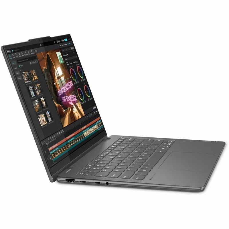 Lenovo Yoga 7 14IML9 83DJ000FCF Ordinateur portable 14 en 2 convertible 1 pouces à écran tactile - WUXGA - Intel Core Ultra 7 155U - 16 Go - SSD 512 Go - Clavier français et anglais - Gris orage 83DJ000FCF