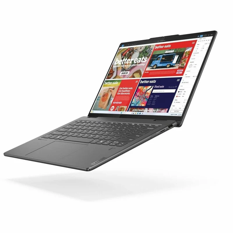 Lenovo Yoga 7 14IML9 83DJ000FCF Ordinateur portable 14 en 2 convertible 1 pouces à écran tactile - WUXGA - Intel Core Ultra 7 155U - 16 Go - SSD 512 Go - Clavier français et anglais - Gris orage 83DJ000FCF