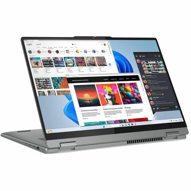 Lenovo IdeaPad 5 16IRU9 83DU000BCF Ordinateur portable convertible 16 en 2 tactile 1 pouces - WUXGA - Intel Core 7 150U - 16 Go - SSD 1 To - Clavier français et anglais - Gris Luna 83DU000BCF