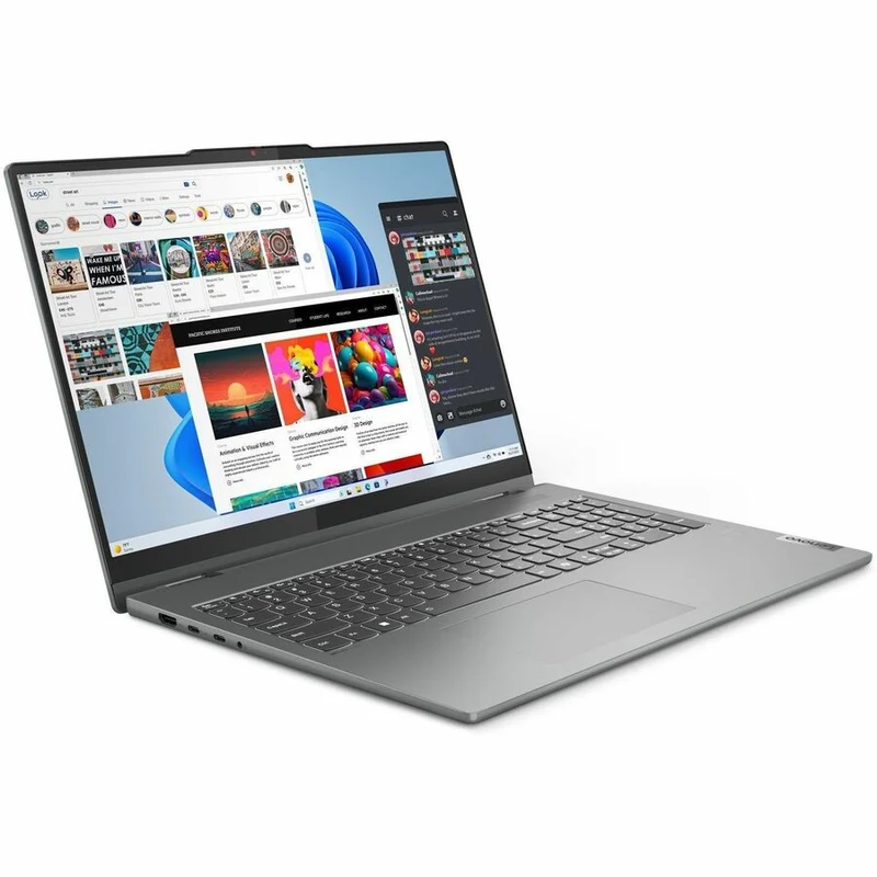Lenovo IdeaPad 5 16IRU9 83DU000BCF Ordinateur portable convertible 16 en 2 tactile 1 pouces - WUXGA - Intel Core 7 150U - 16 Go - SSD 1 To - Clavier français et anglais - Gris Luna 83DU000BCF