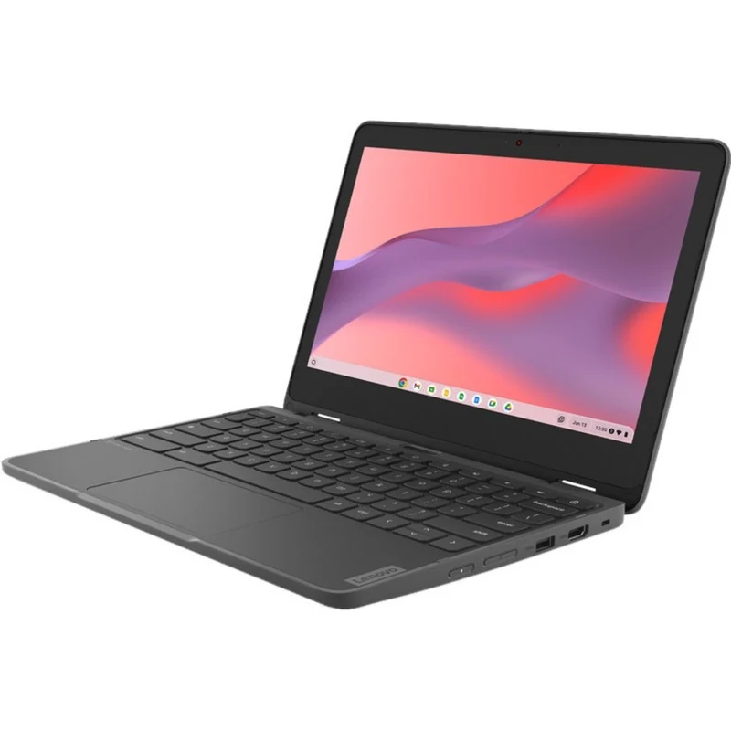 Lenovo 300e Yoga Chromebook Gen 4 82W2002KUS Chromebook convertible 11.6 en 2 tactile 1" - HD - Octa-core (ARM Cortex A76 + Cortex A55) - 8 Go - 64 Go de mémoire flash - Clavier anglais - Gris graphite 82W2002KUS