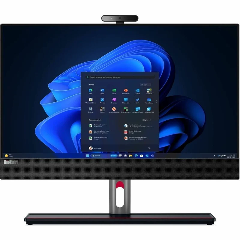 Ordinateur tout-en-un Lenovo ThinkCentre M90a Gen 5 12SH002DCA - Intel Core i5 14e génération i5-14500 - Technologie vPro - 32 Go - SSD 512 Go - Écran Full HD 23.8" - Noir 12SH002DCA
