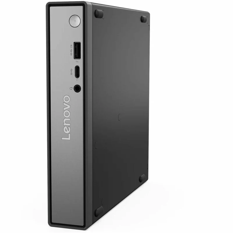 Ordinateur de bureau Lenovo ThinkCentre Neo 50q QC 13C8000YUS - Qualcomm Snapdragon X X1-26-100 - 16 Go - SSD 256 Go - Mini - Noir Eclipse 13C8000YUS
