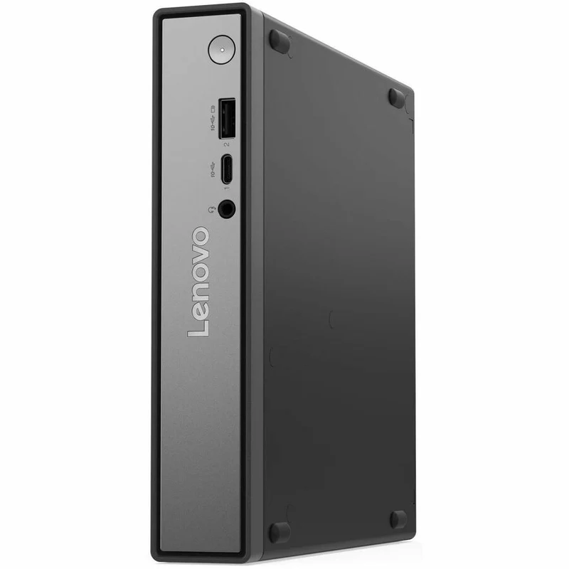 Ordinateur de bureau Lenovo ThinkCentre Neo 50q QC 13C8000YUS - Qualcomm Snapdragon X X1-26-100 - 16 Go - SSD 256 Go - Mini - Noir Eclipse 13C8000YUS