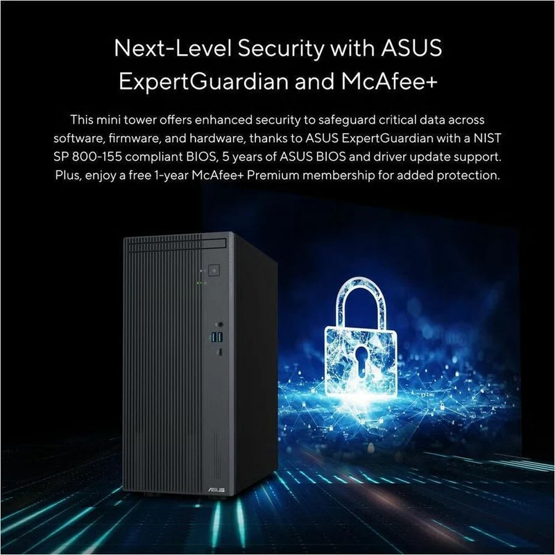 Ordinateur de bureau Asus ExpertCenter P500MVC-P51SR-CB - Intel Core i5 13e génération i5-13420H - 16 Go - SSD 1 To - Mini-tour - Gris P500MVC-P51SR-CB