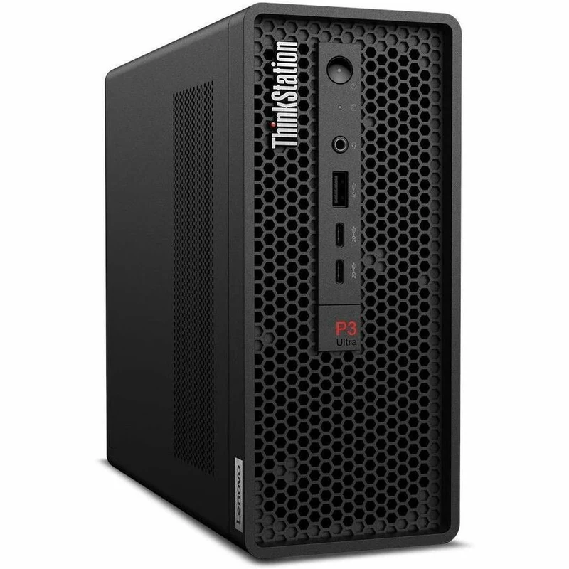 Station de travail Lenovo ThinkStation P3 Ultra Gen 2 30J5002XCA - 1 x Intel Core Ultra 7 2e génération 265 - Technologie vPro - 32 Go - SSD 512 Go - Compact - Noir 30J5002XCA