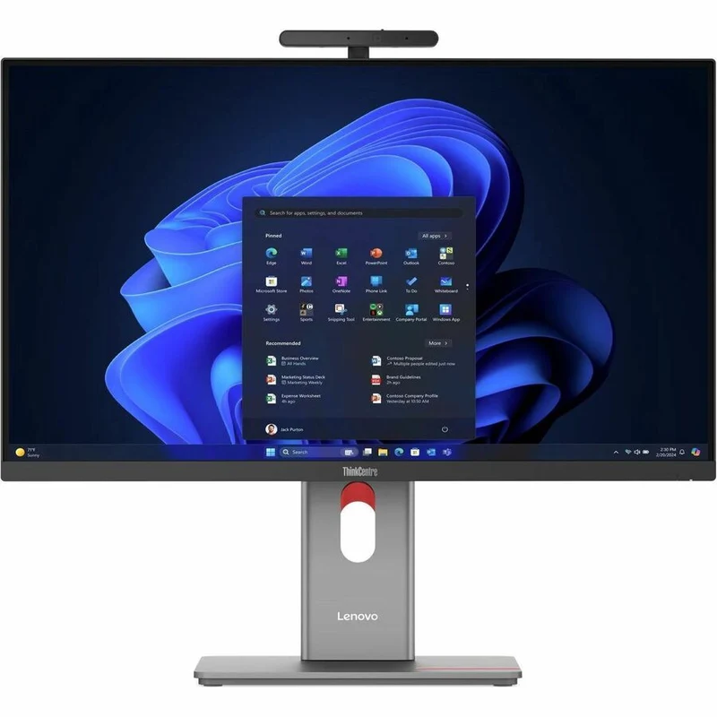 Ordinateur tout-en-un Lenovo ThinkCentre M90a Pro Gen 6 13AM000NUS - Intel Core Ultra 7 2e génération 265 - Technologie vPro - 16 Go - SSD 512 Go - Écran QHD 27" - Noir 13AM000NUS